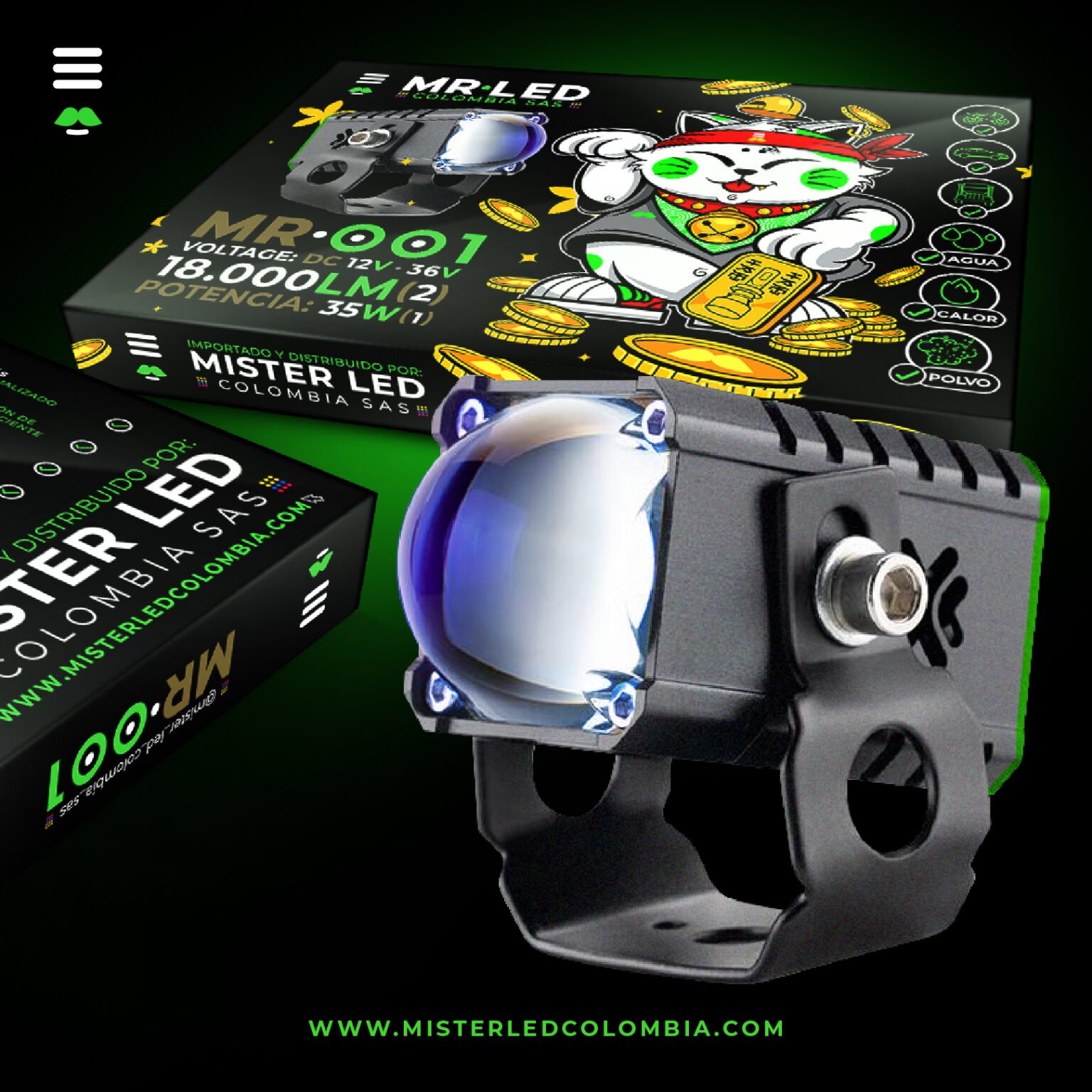 Led Mr Exploradora Laser Led MR 001 Par – MISTER LED